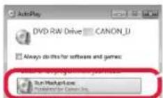 CANON Pixma TS8150 - Brug af installations-cd-rom (kun Windows) - 5