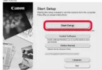 CANON Pixma TS8150 - KavTE KAIK OTO Ekkivnon pU8iionc (Start Setup). - 1