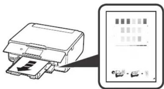 CANON Pixma TS8150 - Caricamento della carta / Allineamento della testina di stampa - 7