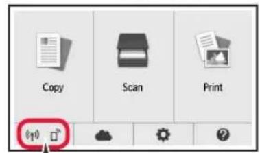 CANON Pixma TS8150 - Tarkista tulostimen nayttö. - 1