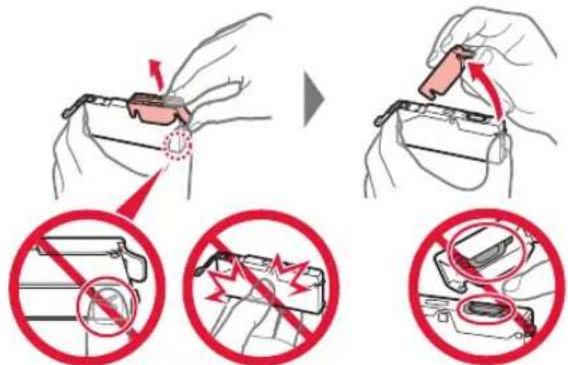 CANON Pixma TS8150 - Einsetzen des Tintenbehälters - 4