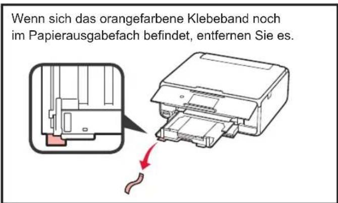 CANON Pixma TS8150 - Einlagen von Papier/Ausrichten des Druckkopfs - 13