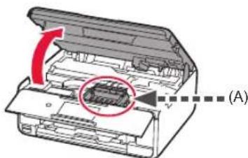 CANON Pixma TS8150 - Removendo os materiais de embalagem/ligando a impressora - 7