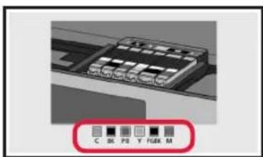 CANON Pixma TS8150 - Removendo os materiais de embalagem/ligando a impressora - 11