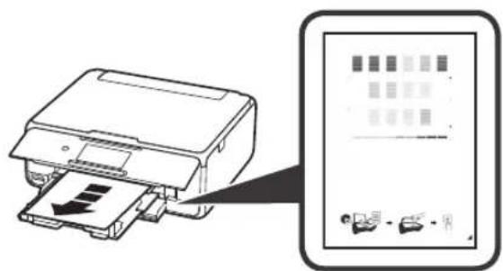 CANON Pixma TS8150 - Carga de papel / Alineación del CZal de impresión - 7