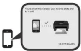 CANON Pixma TS8150 - Folg instruktionerne pa skarmen for at fortsette med setup. - 1