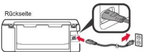 CANON Pixma TS8150 - Entfernen des Verpackungsmaterials/ Anschalten des Druckers - 4