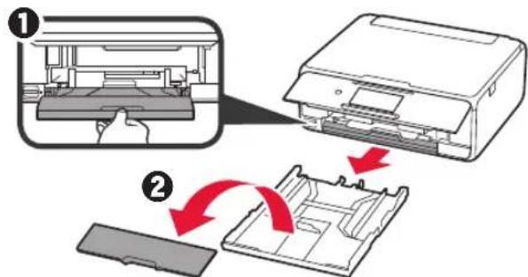 CANON Pixma TS8150 - Caricamento della carta / Allineamento della testina di stampa - 2