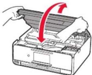 CANON Pixma TS8150 - Entfernen des Verpackungsmaterials/ Anschalten des Druckers - 3