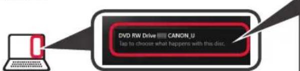 CANON Pixma TS8150 - Xpno CD-ROM ykataoanc (movo yia Windows) - 2