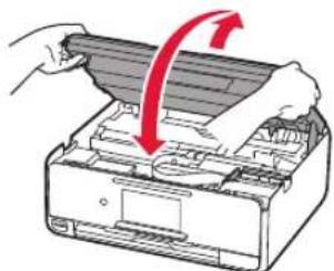 CANON Pixma TS8150 - Rimozione del materiale di imballaggio / Accensione della stampante - 3