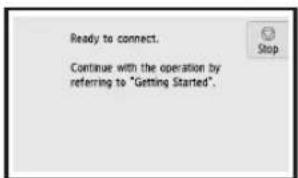 CANON Pixma TS8150 - Asegürese de que aparezca lasumaiente pantalla. - 1