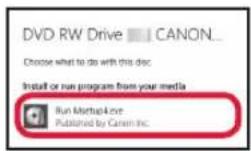 CANON Pixma TS8150 - Asennus-CD-levyn käytto (vain Windows) - 3