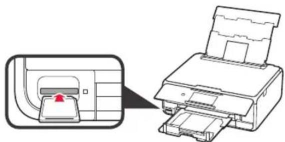 CANON Pixma TS8150 - Impresión deotos guardadas en tarjeta de memoria - 1