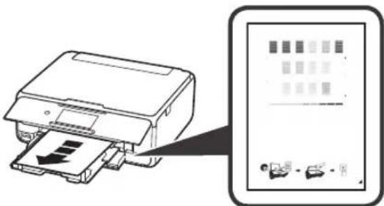 CANON Pixma TS8150 - Einlagen von Papier/Ausrichten des Druckkopfs - 9