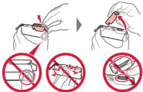 CANON Pixma TS8152 - Einsetzen des Tintenbehälters - 4