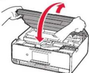 CANON Pixma TS8152 - Retirada de los materiales de empaquetado / Encendido de la impresora - 3