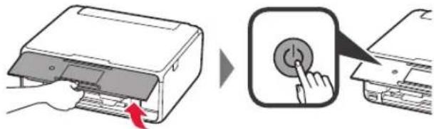 CANON Pixma TS8152 - Removing Packing Materials / Turning on Printer - 4