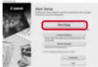 CANON Pixma TS8152 - Klik på Start opsætning (Start Setup). - 1