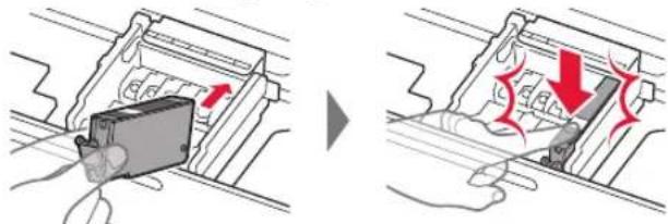 CANON Pixma TS8152 - Einsetzen des Tintenbehälters - 5