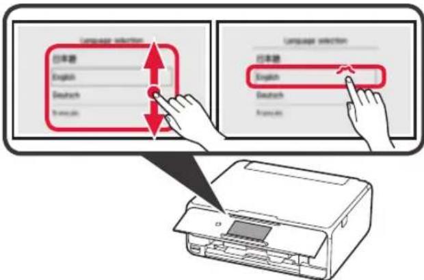 CANON Pixma TS8152 - Retirada de los materiales de empaquetado / Encendido de la impresora - 6