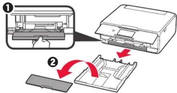 CANON Pixma TS8152 - Carga de papel / Alineación del CZal de impresión - 2