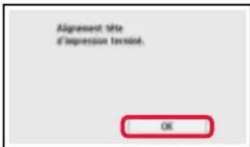 CANON Pixma TS8152 - Chargement du papier / Alignment de la tete d'impression - 11