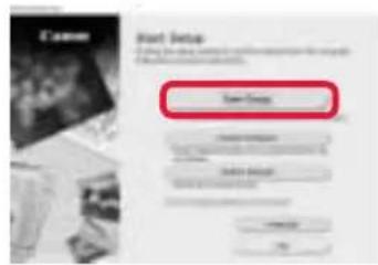 CANON Pixma TS8152 - Klikk pa Start oppsett (Start Setup). - 1