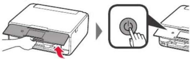 CANON Pixma TS8152 - 2.Verpakkingsmaterial verwijderen/de printer inschakelen - 4