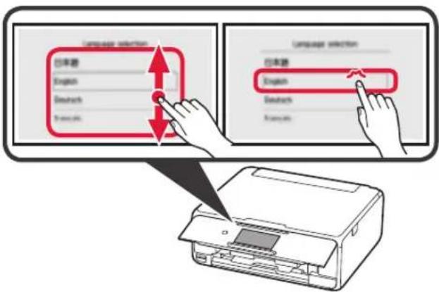 CANON Pixma TS8152 - Fjerne beskyttesesmaterialie / slå på skriveren - 6