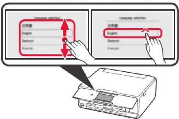 CANON Pixma TS8152 - Se skjermen pa skriveren. - 5