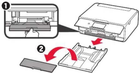 CANON Pixma TS8152 - Paperin lisaäminen / tulostuspään kohdistus - 2
