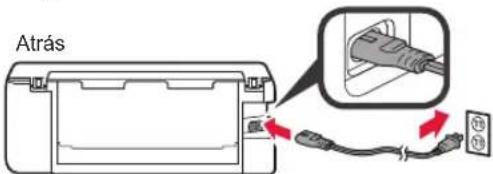 CANON Pixma TS8152 - Retirada de los materiales de empaquetado / Encendido de la impresora - 4