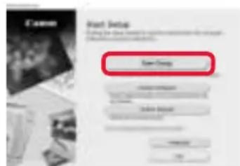 CANON Pixma TS8152 - Fare clc su Avvia impostazione (Start Setup). - 1