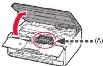 CANON Pixma TS8152 - Removendo os materiais de embalagem/ligando a impressora - 7