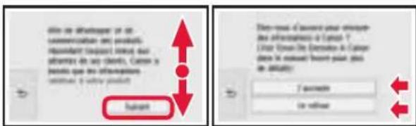 CANON Pixma TS8152 - Retrait des matériaux d'emballage / Mise sous tension de l'imprimante - 5