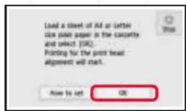 CANON Pixma TS8152 - Carga de papel / Alineación del CZal de impresión - 7