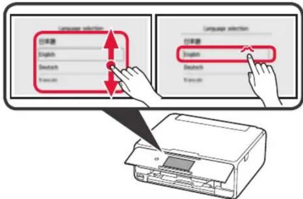 CANON Pixma TS8152 - Ta bort Förpacknings-material/slå på skrivaren - 5