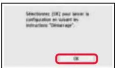 CANON Pixma TS8152 - Retrait des matériaux d'emballage / Mise sous tension de l'imprimante - 6
