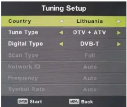 DENVER LED4071T2CS - Funktionerna för TV-apparatens knappar beskrivs nedan. - 3