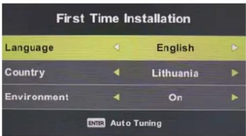 DENVER LED4071T2CS - TV-Kanäle installieren - 1