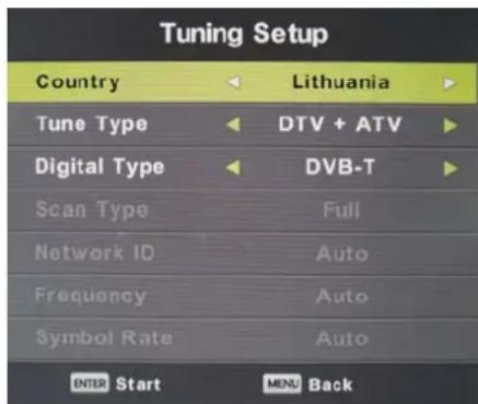 DENVER LED4071T2CS - Installazione di canali TV - 2