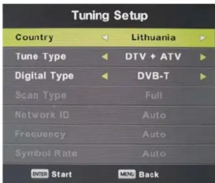 DENVER LED4071T2CS - Indlæsning af TV-kanaler - 2