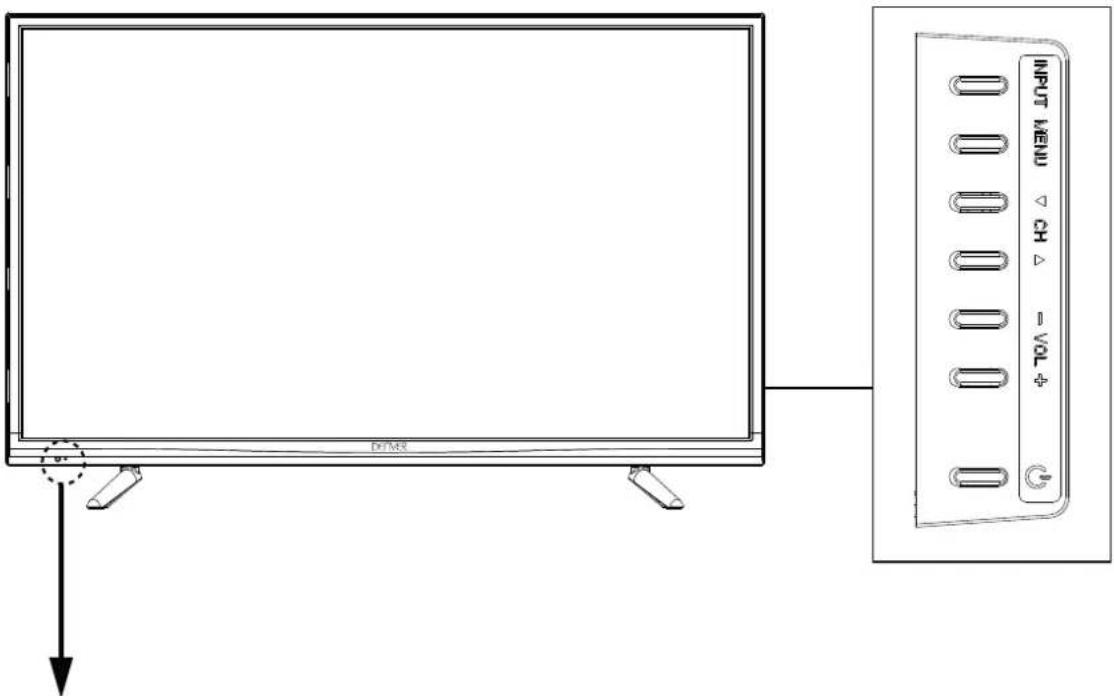 DENVER LED4071T2CS - Framsida - 1