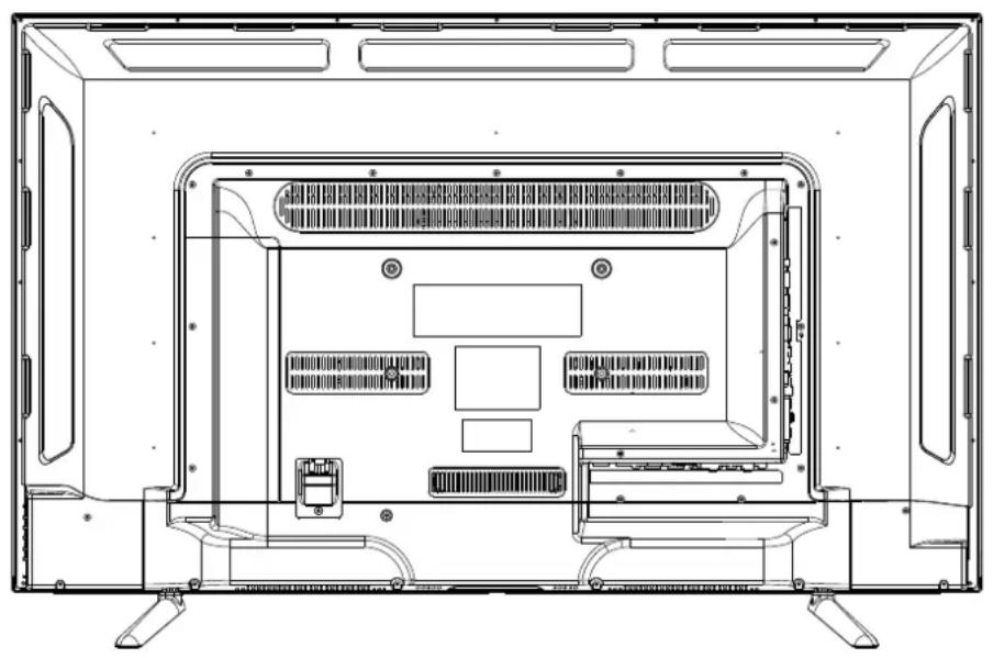 DENVER LED4071T2CS - Las funciones del los botones del TV se describen debajo. - 1