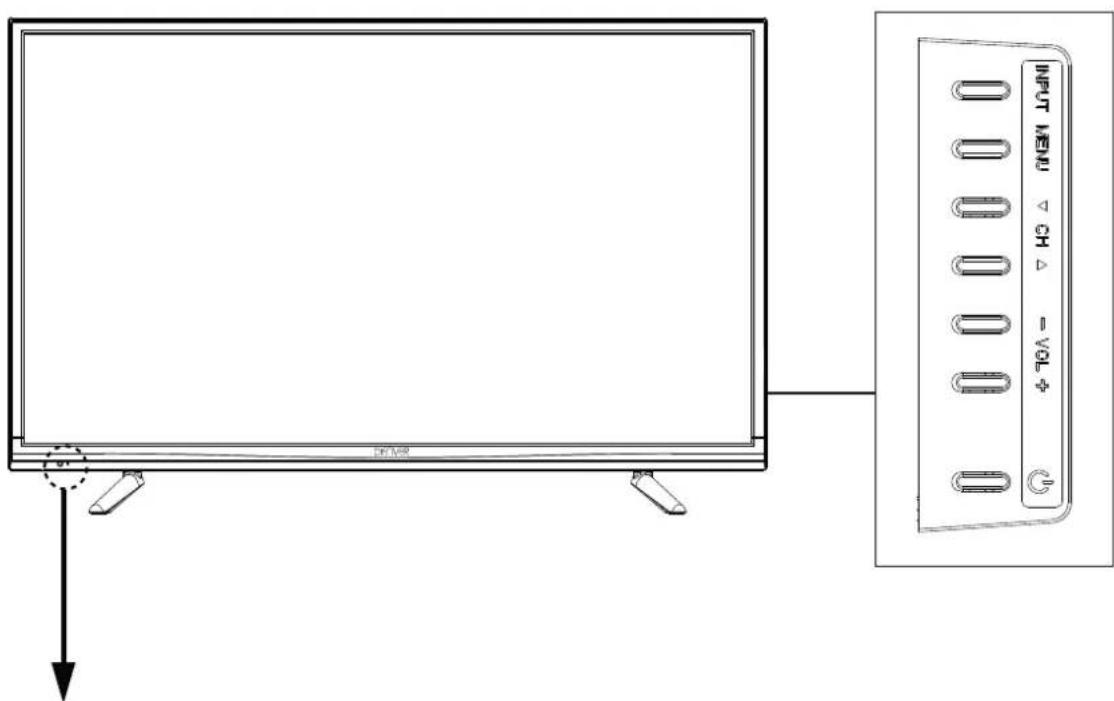 DENVER LED4071T2CS - Vista anteriore - 1