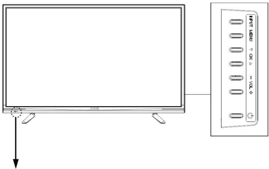 DENVER LED4071T2CS - Frontansicht - 1