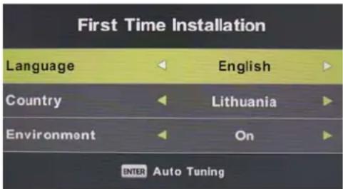 DENVER LED4071T2CS - Funktionerna för TV-apparatens knappar beskrivs nedan. - 2