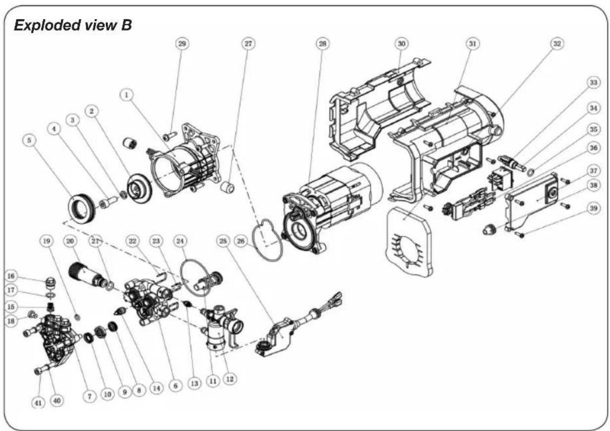 Ferm GRM1022 - NETTOYEAR A HAUTE PRESSION - 1