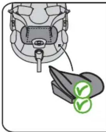 STOKKE iZi Go X1 - Festing av babyinnlegg og babypute - 1